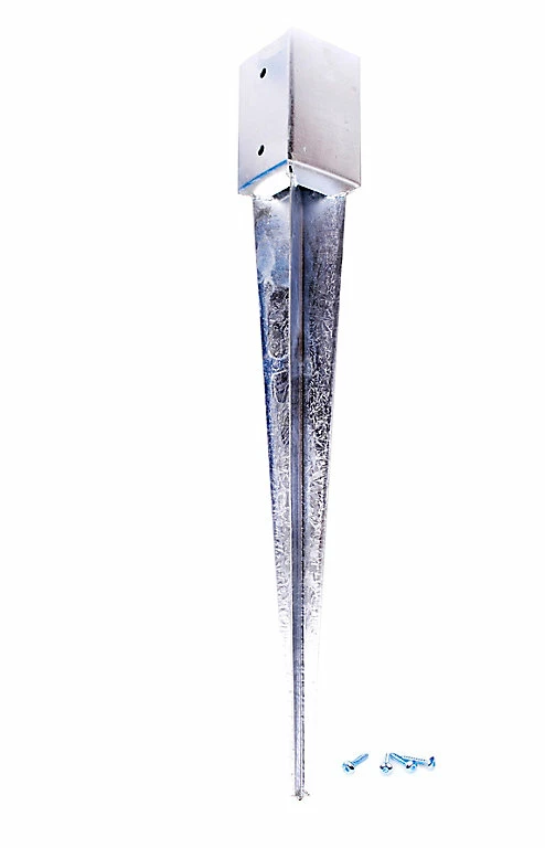 Castorama Base Poteau à Enfoncer Galva 9 X 9 Cm 3 Castorama Base Poteau à Enfoncer Galva 9 X 9 Cm