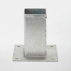 Castorama Base Poteau à Fixer Galva 7 X 7 Cm
