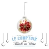 Castorama Boule De Noël En Verre 90 Mm Fleur Rouge -Castorama Shop boule de noel en verre 90 mm fleur rouge3560233845948 01c FR CF