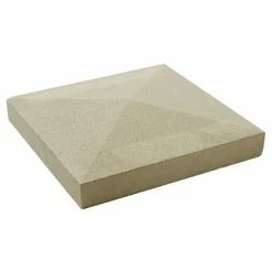 Castorama Chapeau De Pilier Pointe Diamant Blanc 50 X 50 Cm