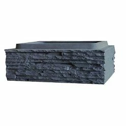 Castorama Elément De Pilier 39 X 29 Cm Graphite