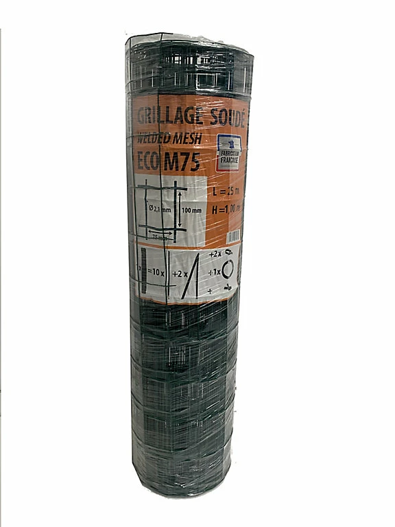 Castorama Grillage Rouleau Soudé Maille 100 X 75 Mm Vert 25 X H.1 M 3 Castorama Grillage Rouleau Soudé Maille 100 X 75 Mm Vert 25 X H.1 M
