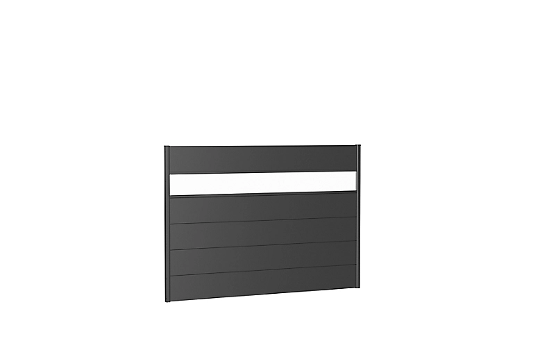 Castorama Panneau Acier Droit Biohort 200 X H.135 Cm Gris + Verre Acrylique 3 Castorama Panneau Acier Droit Biohort 200 X H.135 Cm Gris + Verre Acrylique