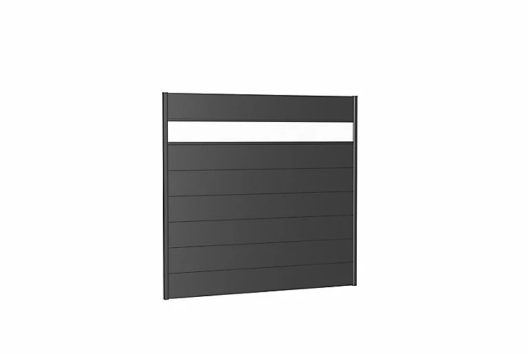 Castorama Panneau Acier Droit Biohort 200 X H.180 Cm Gris + Verre Acrylique 3 Castorama Panneau Acier Droit Biohort 200 X H.180 Cm Gris + Verre Acrylique