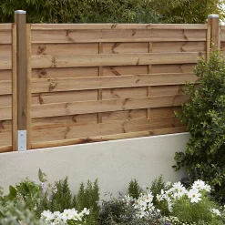 Castorama Panneau Droit Bois Blooma Arve Marron 30 mm 180 X H.90 Cm