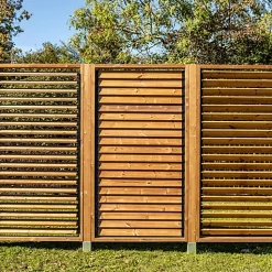 Castorama Poteau Pour Panneau Bois Brise Vue Persienne 8 X 8 X H.210 Cm